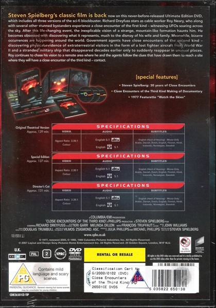 Close encounters of the third kind (30th ANNIVERSARY EDITION)