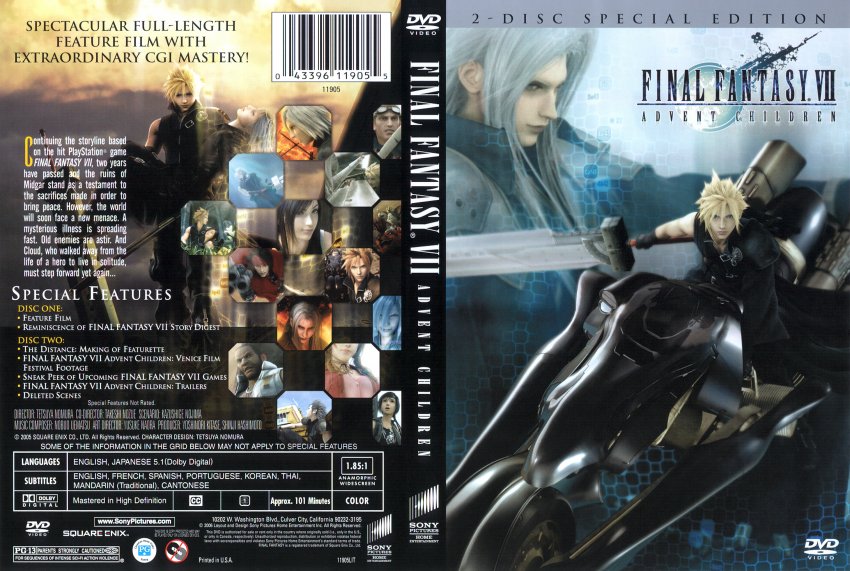 Final Fantasy VII: Advent Children (Two-Disc Special Edition)