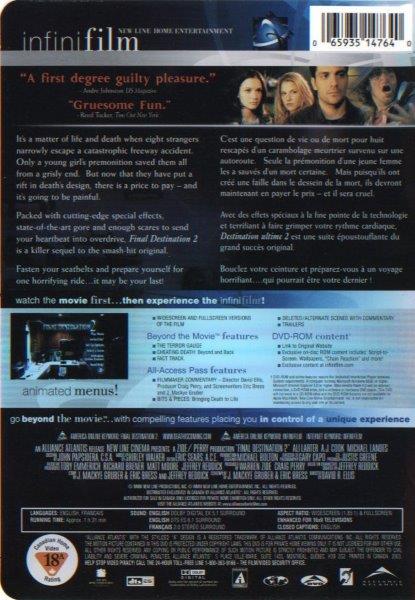  Final Destination 2 (DVD) : Ali Larter, A.J. Cook, Michael  Landes, Terrence T.C. Carson, Jonathan Cherry, Keegan Connor Tracy, Sarah  Carter, Lynda Boyd, David Paetkau, James Kirk, Tony Todd, J. Mackye