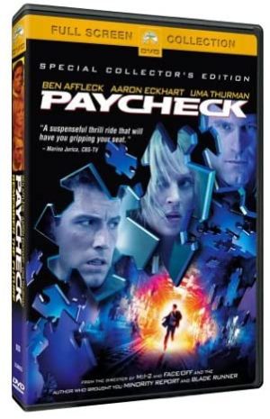 paycheck dvd films à vendre