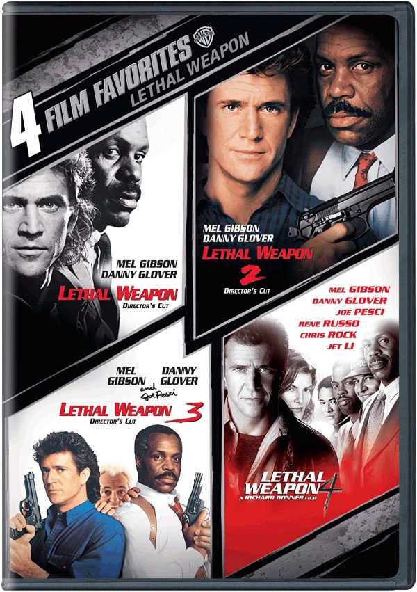 4 Film Favorites Lethal Weapon DVD à vendre.