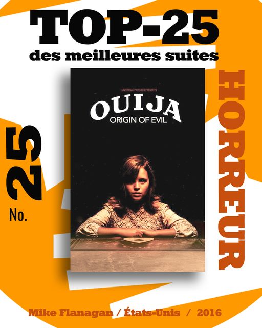 Top 25 des meilleures suites de films d'horreur - Ouija Origin of Evil