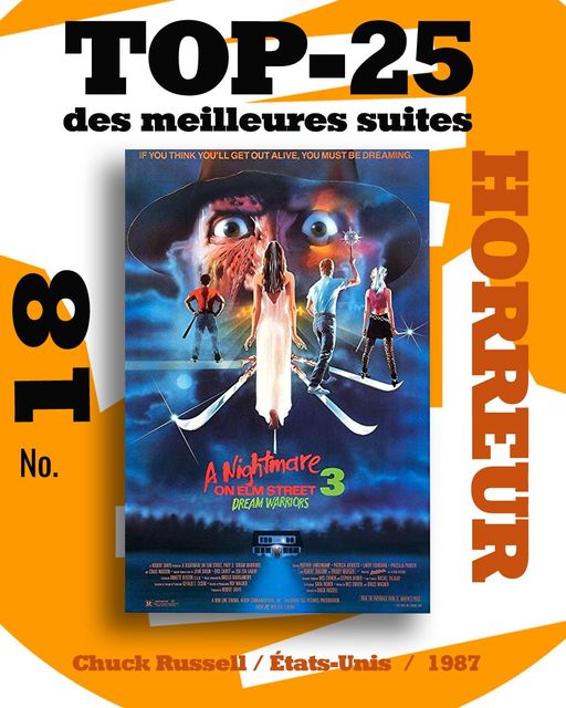 Top 25 des meilleurs suites de films d'horreur - A Nightmare on Elm Street 3 Dream Warriors