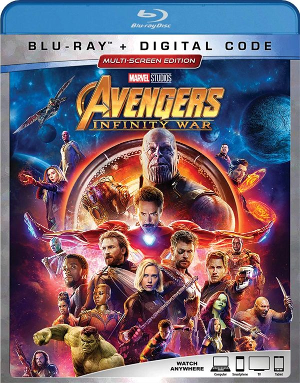 Avengers: Infinity War Blu-Ray à vendre.