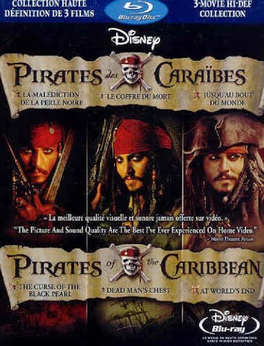Pirates des Caraïbes Trilogie Blu-Ray à vendre.