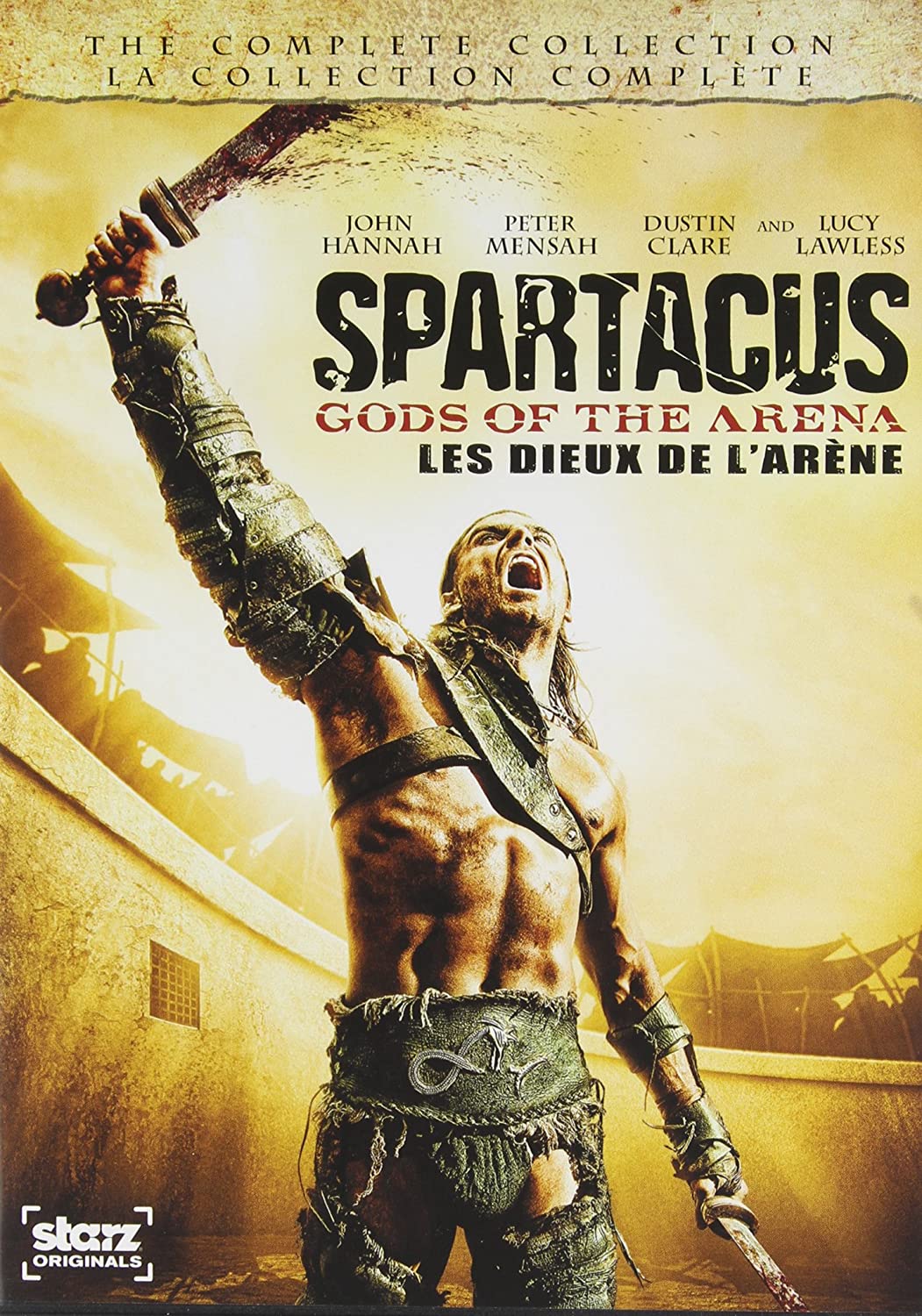 Spartacus Gods of the Arena DVD à vendre.
