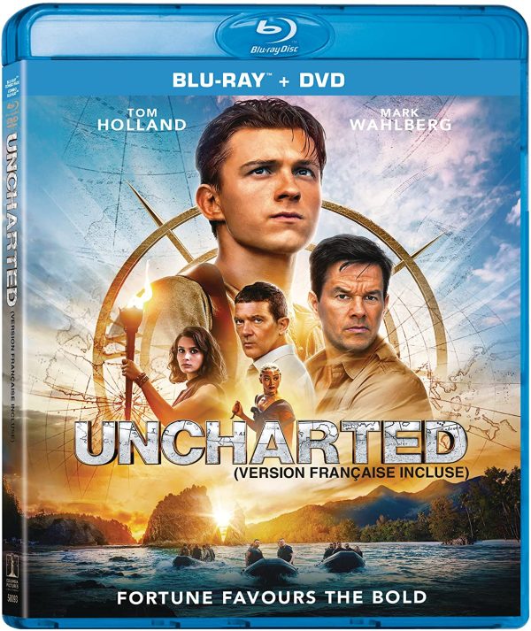 Uncharted blu ray à louer.