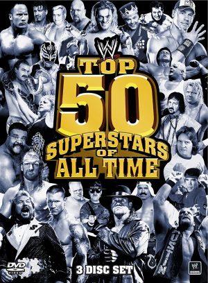 WWE Top 50 Superstars of All Time DVD à vendre.