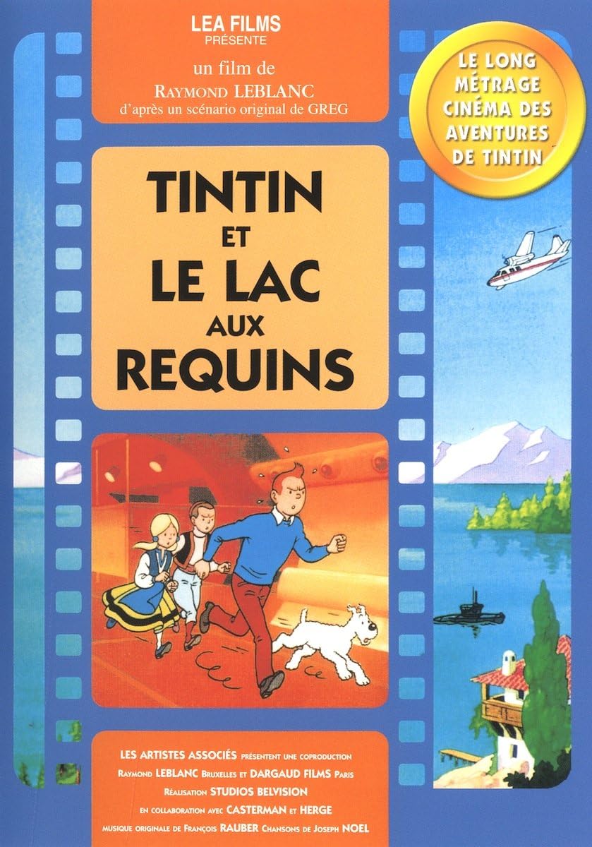 tintin lac requins dvd films à vendre