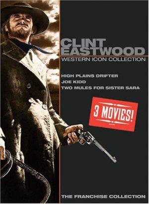 Clint Eastwood Western Icon Collection (High Plains Drifter Joe Kidd Two Mules for Sister Sara) DVD à vendre.