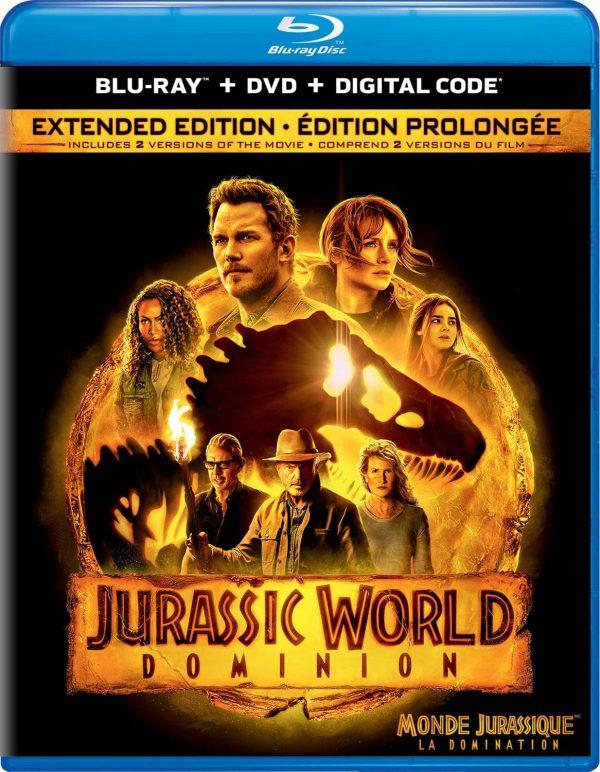 Jurassic World Dominion Blu-Ray à louer.