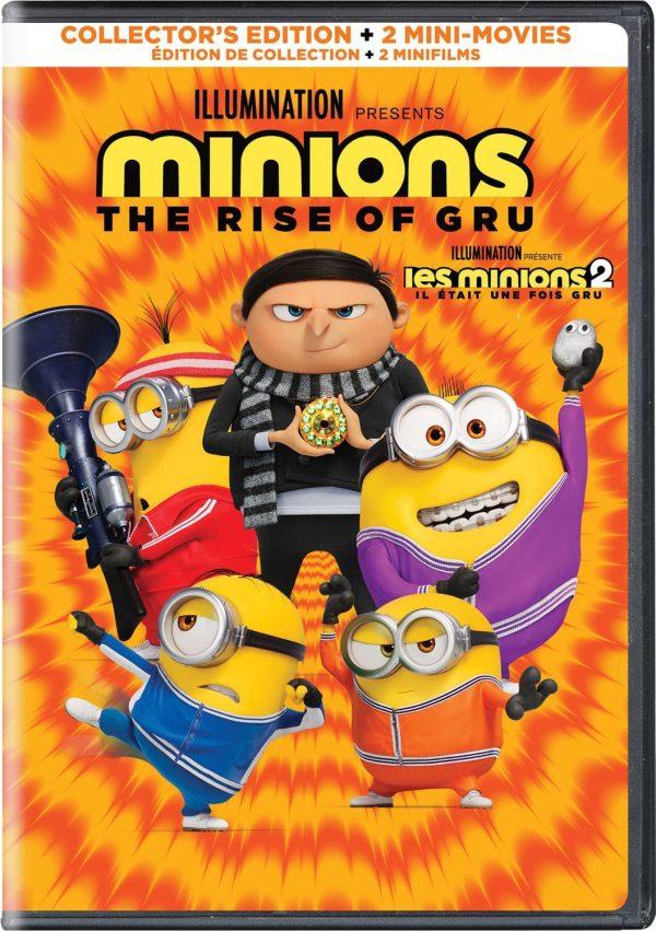 Minions The Rise of Gru DVD à louer.