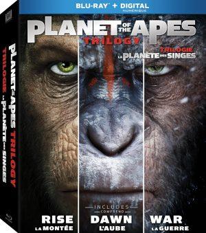 planet of the apes trilogy blu ray a vendre