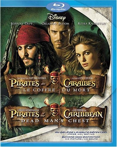 pirates of caribbean dead man's chest bluray a vendre