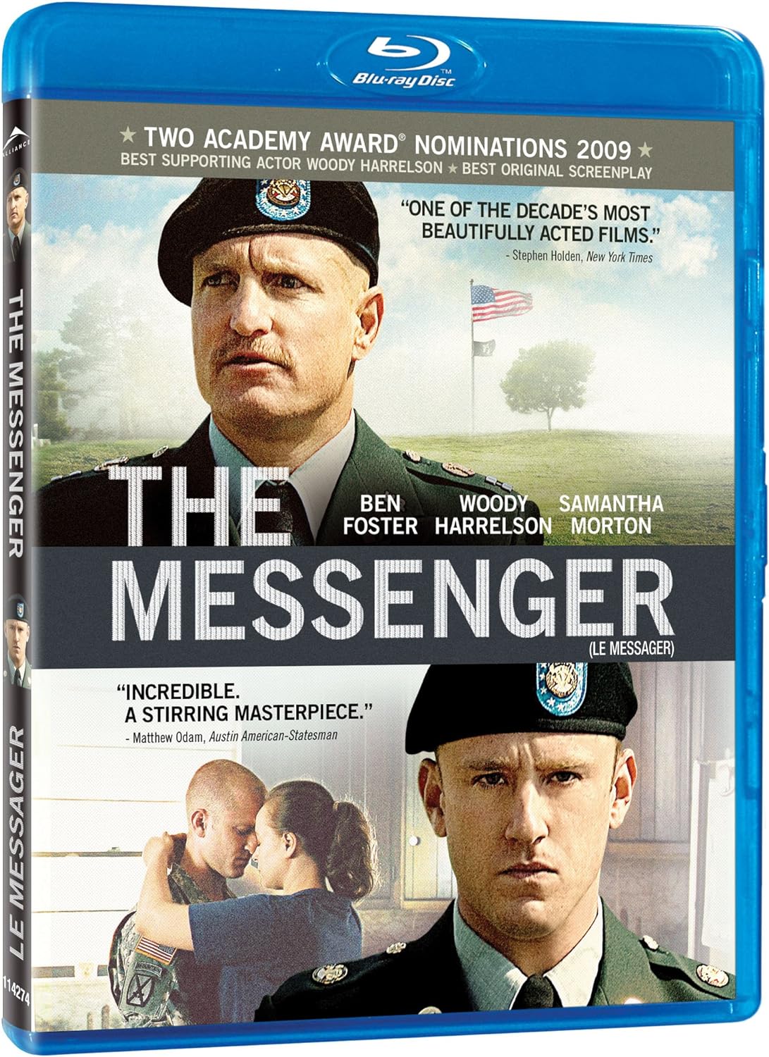 the messenger blu ray a vendre