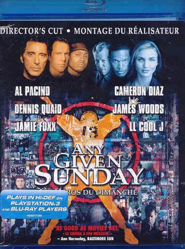 any given sunday br dvd films à vendre