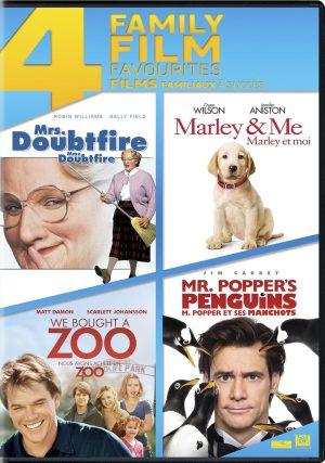 4 family film favourites dvd a vendre