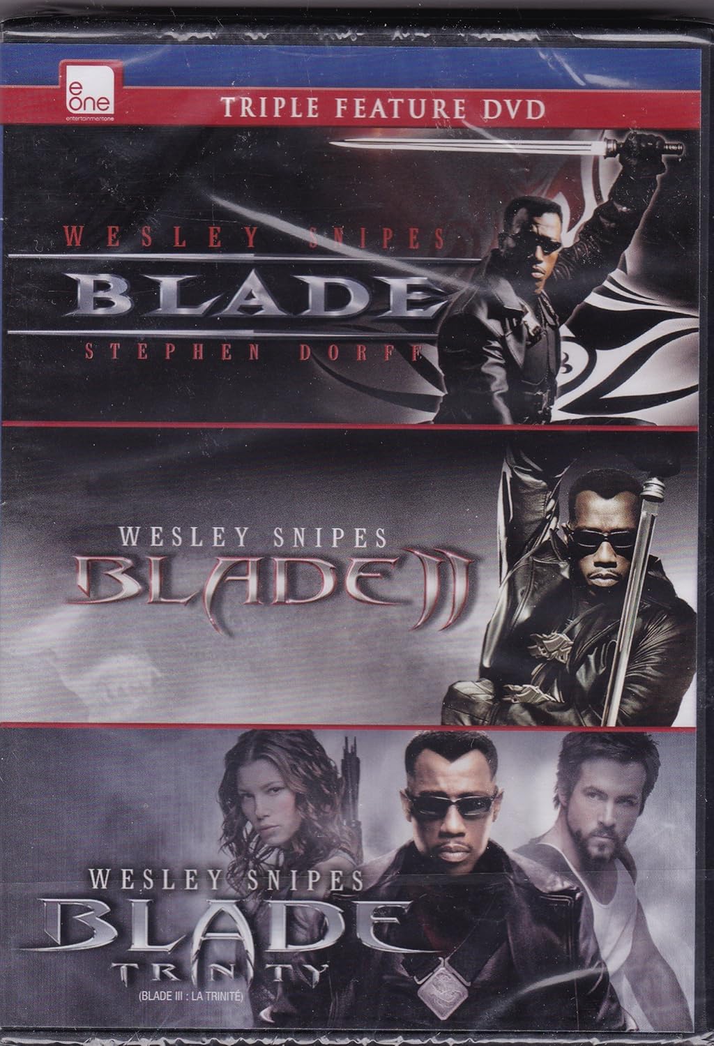 blade triple dvd films à vendre