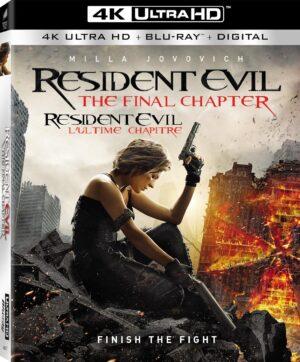 resident evil the final chapter bluray 4k a vendre