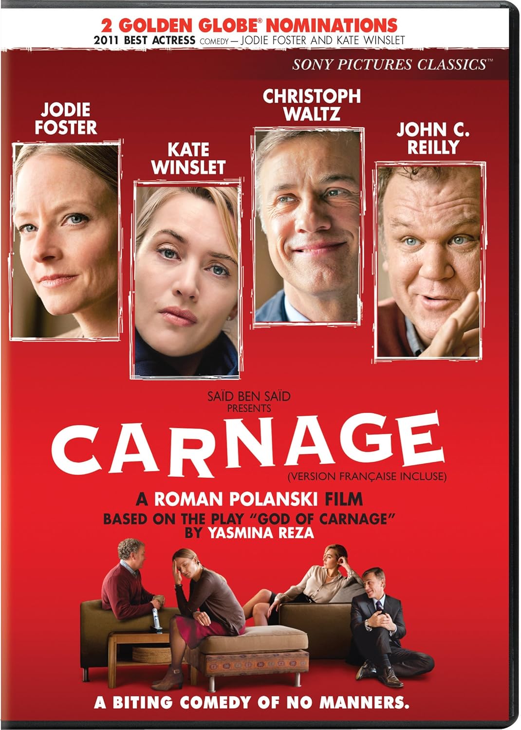 carnage dvd films à vendre