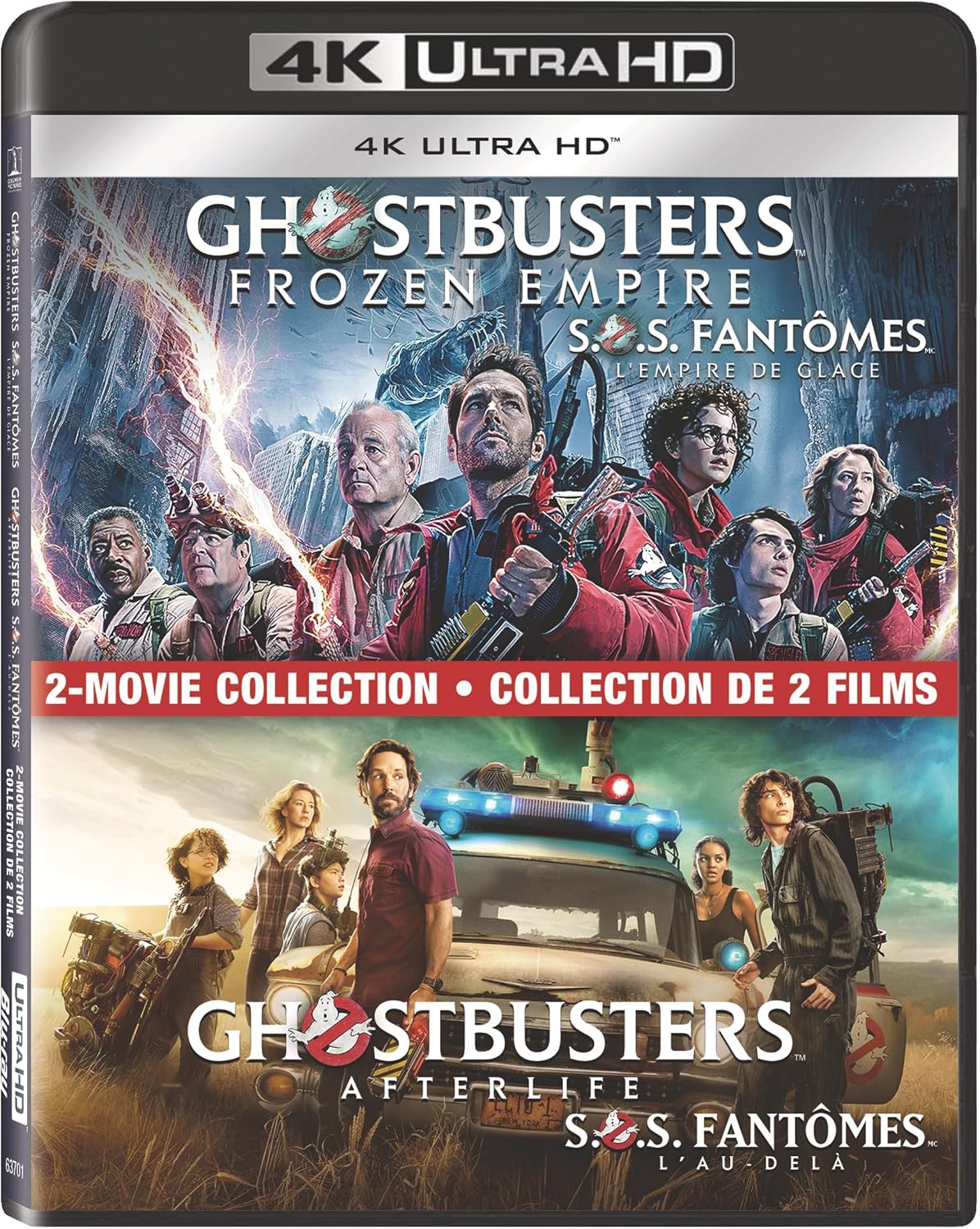 ghostbusters frozen afterlife 4k dvd films à vendre