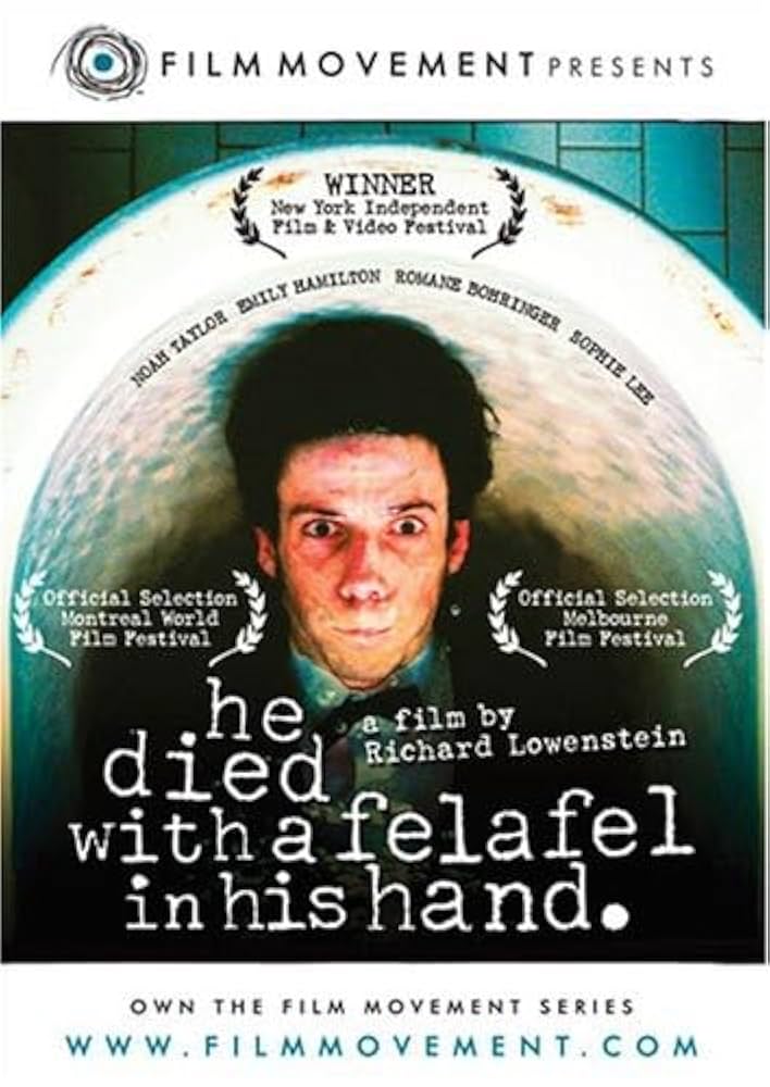 he died with a falafel in his hand dvd a vendre