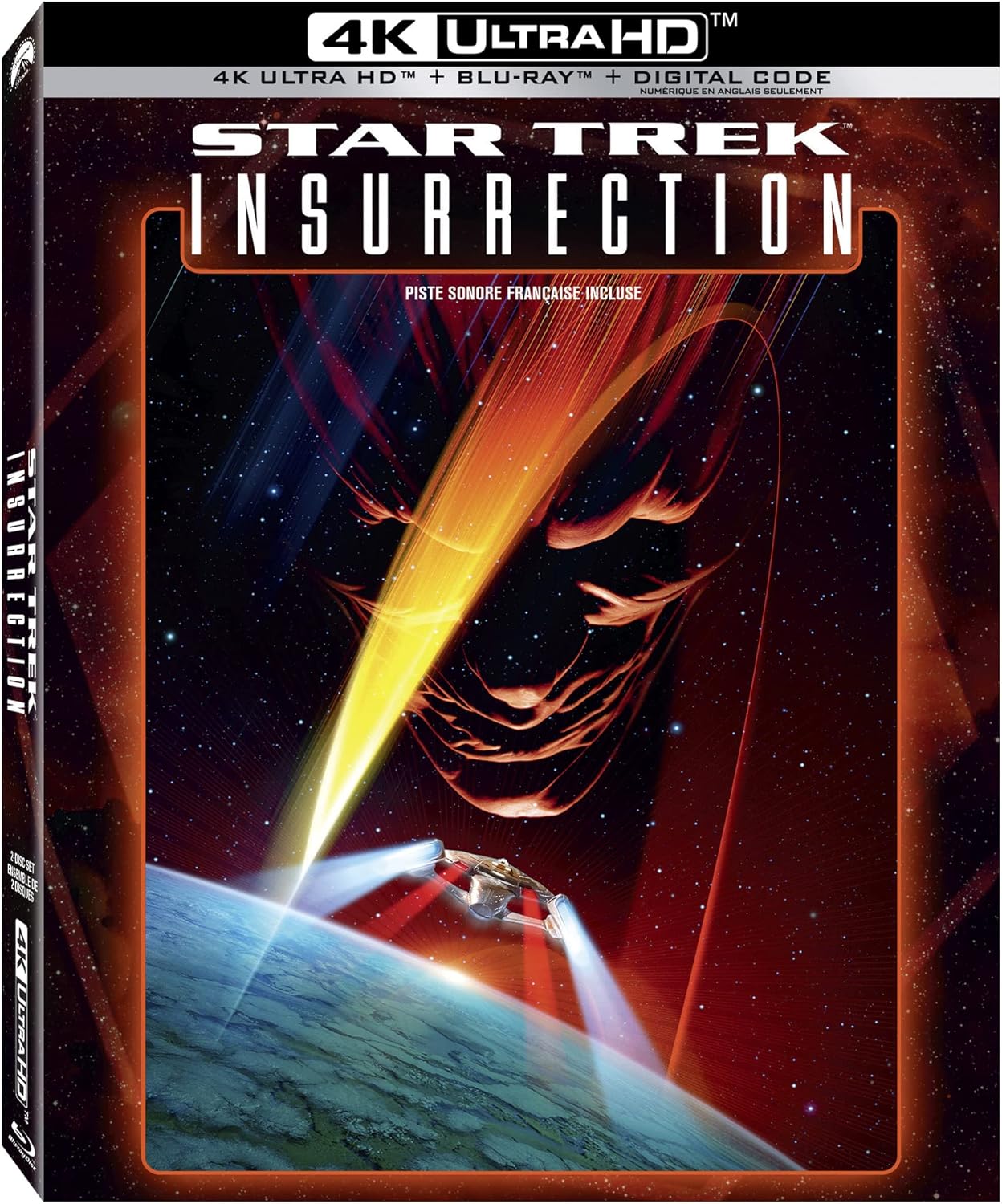 star trek insurrection 4k br dvd films à vendre