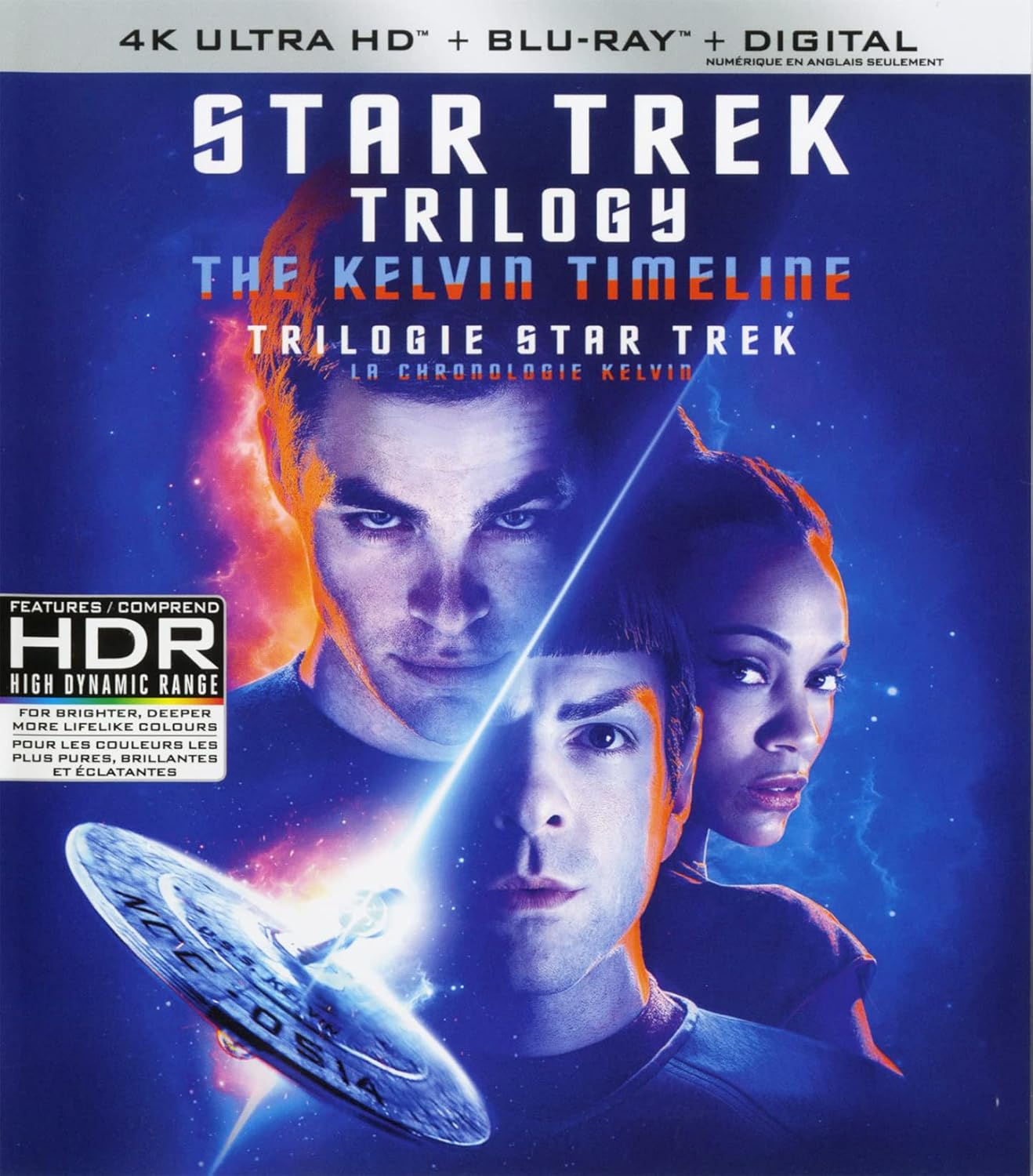 star trek trilogy kelvin 4k br dvd films à vendre