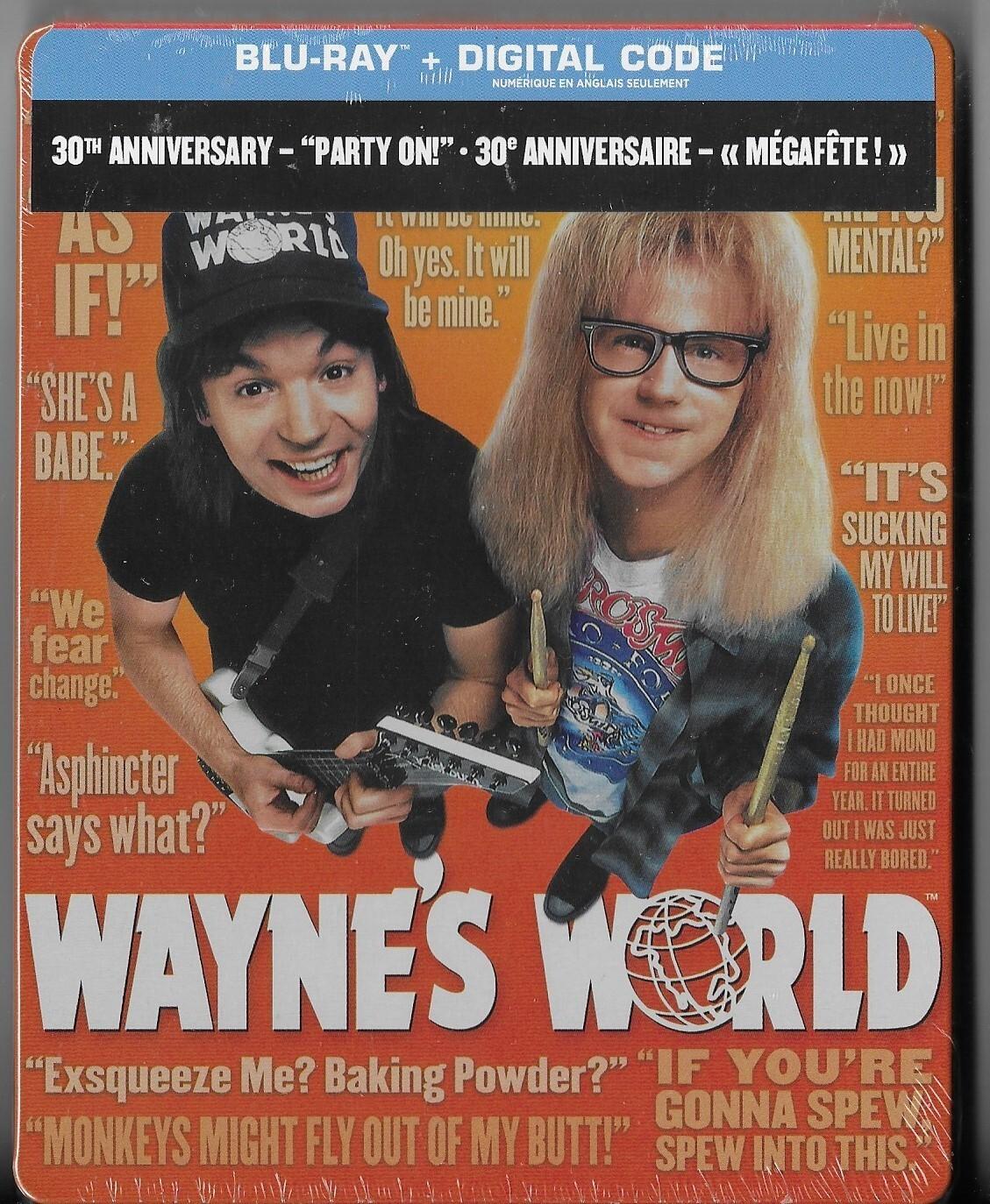 wayne's world steelbook br dvd films à vendre