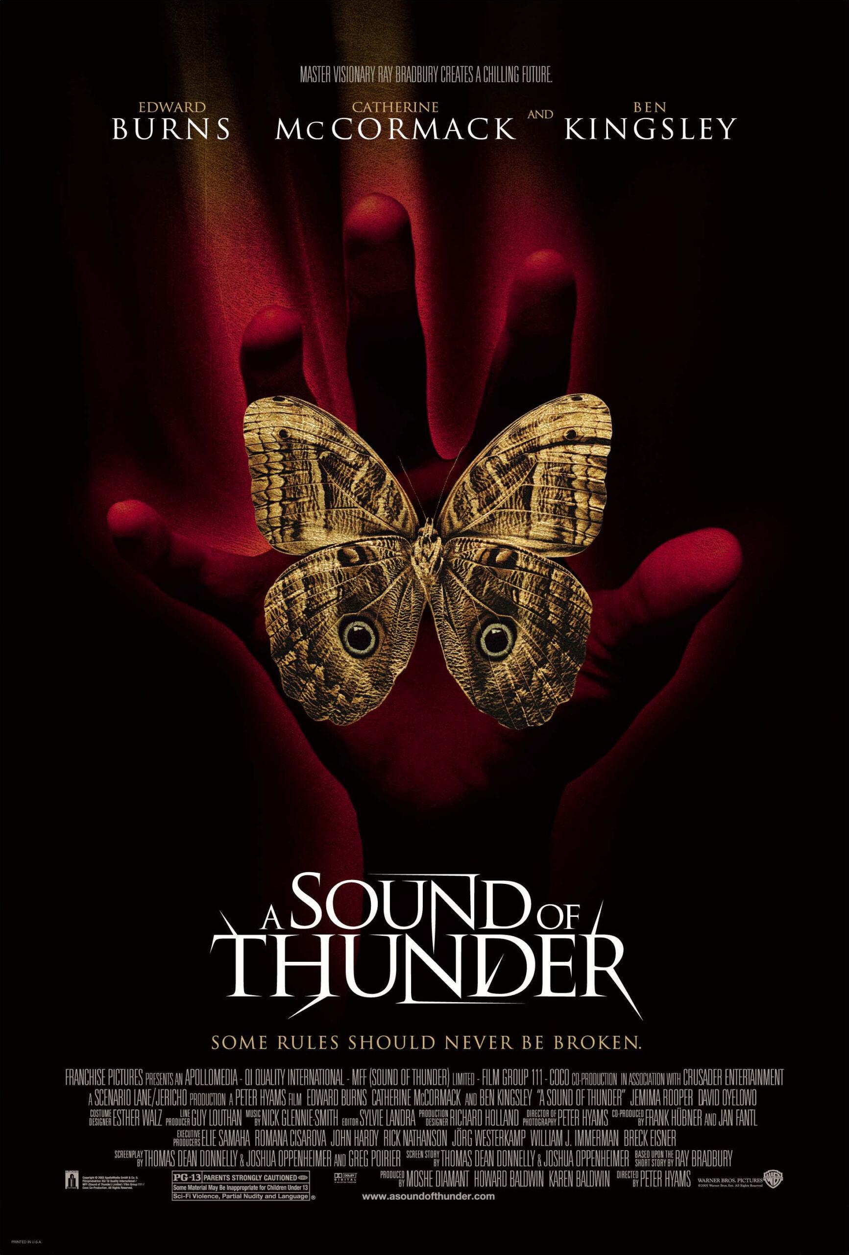 a sound of thunder dvd a vendre