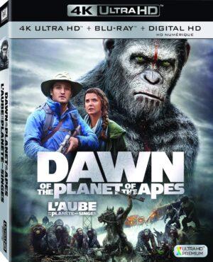 dawn planet apes 4k br dvd films à vendre