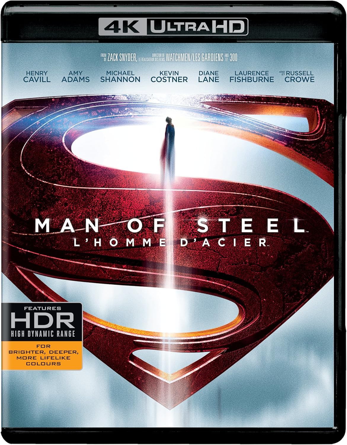 man of steel 4k br dvd films à vendre