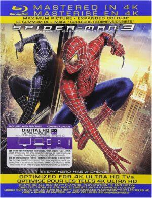 spider-man 3 4k br dvd films à vendre