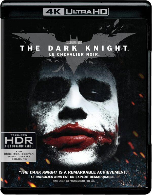 the dark knight bluray 4k a vendre