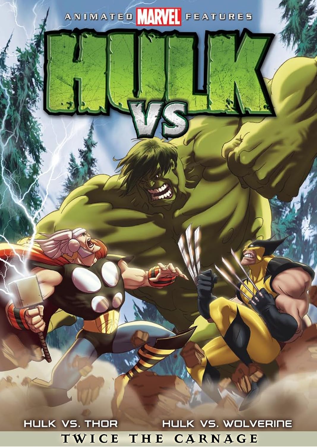 hulk vs dvd films à vendre