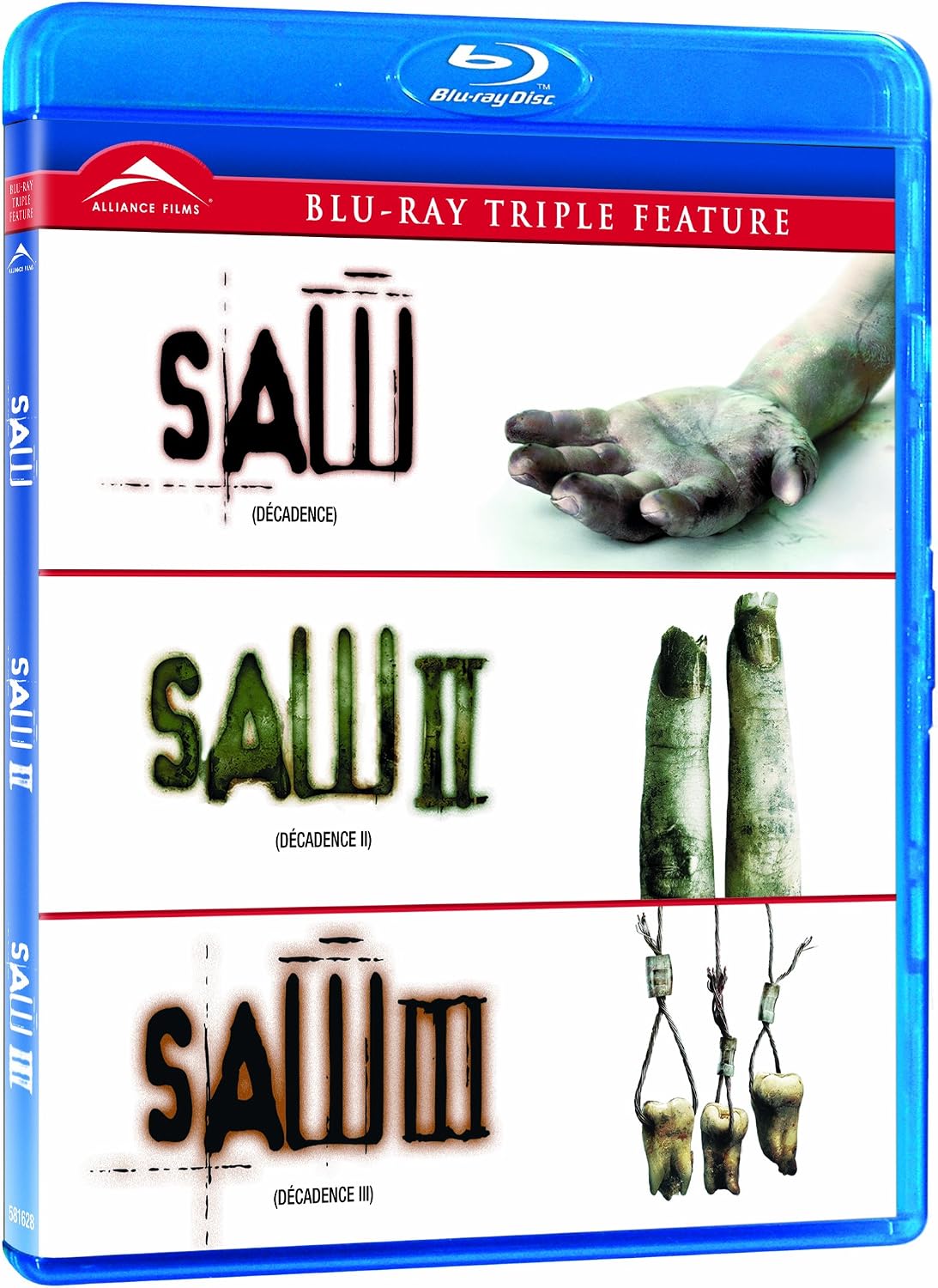 saw triple br dvd films à vendre