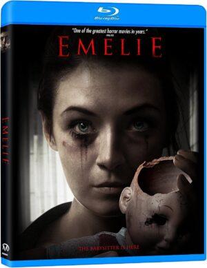 Emelie de Michael Thelin avec Sarah Bolger, Joshua Rush et Carly Adams, thriller horrifique de 2015 sur une gardienne inquiétante, Blu-ray Mongrel Media