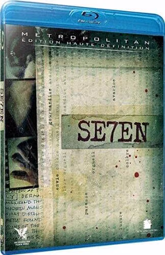 Seven - thriller de David Fincher avec Morgan Freeman, Brad Pitt et Kevin Spacey - Blu-ray