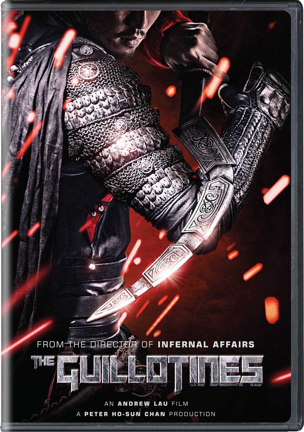 The Guillotines d'Andrew Lau avec Huang Xiaoming, Ethan Juan et Shawn Yue, édition DVD Well Go USA avec slipcover