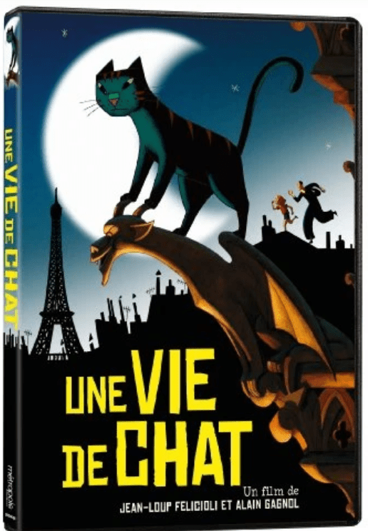 Une vie de chat – A Cat in Paris – DVD Mongrel Media