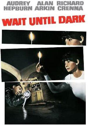 Pochette du DVD Wait Until Dark de Terence Young, suspense avec Audrey Hepburn et Alan Arkin, édition Warner Home Video.