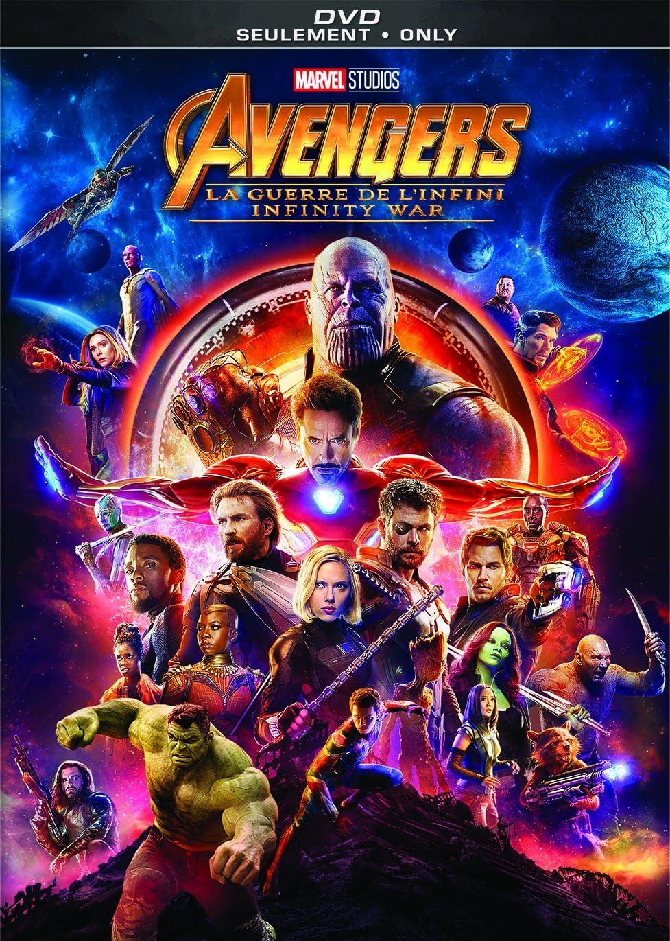 avengers infinity dvd films à vendre