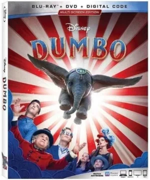 Dumbo de Tim Burton – Blu-ray + DVD Disney avec slipcover