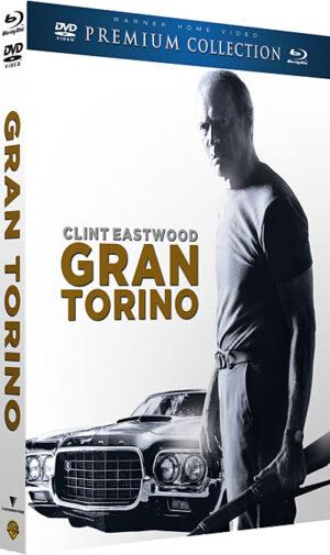 Édition Digibook Premium Collection de Gran Torino (2008), avec Clint Eastwood, comprenant un Blu-ray, un DVD et un livret illustré.