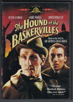 Pochette du DVD The Hound of the Baskervilles (Le Chien des Baskerville), film de Terence Fisher avec Peter Cushing, Christopher Lee et André Morell.